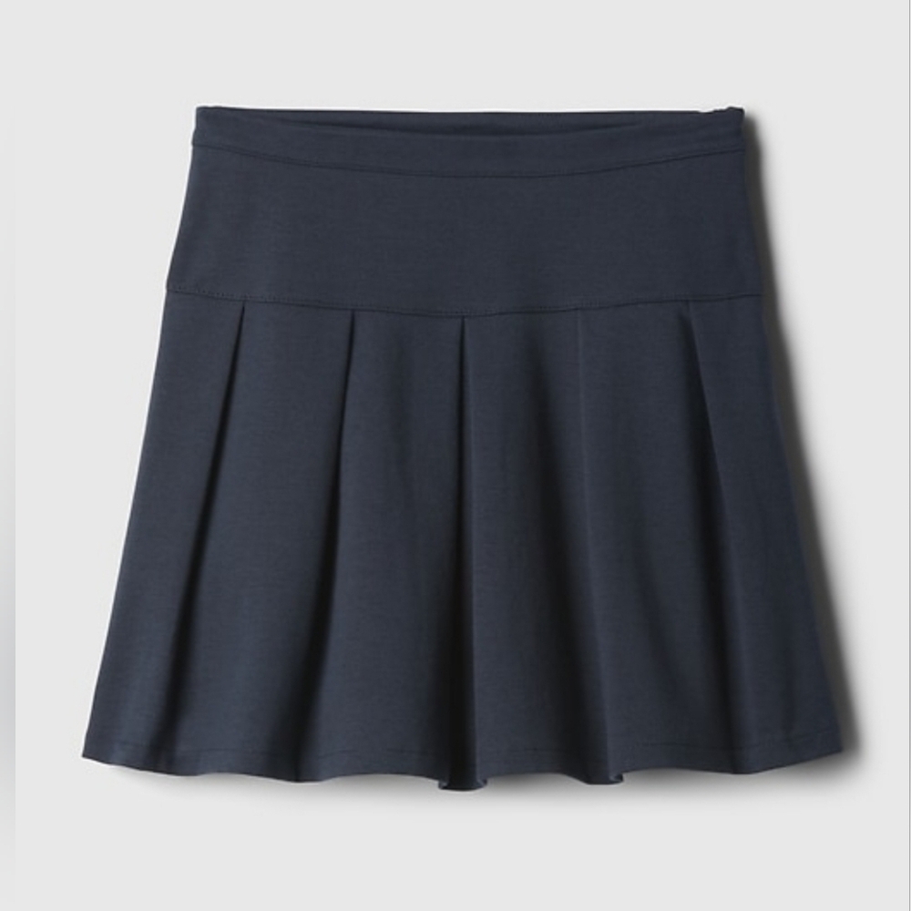 NWT! GAP, Kids Uniform Pleated Skirt, True indigo, XS (4/5)